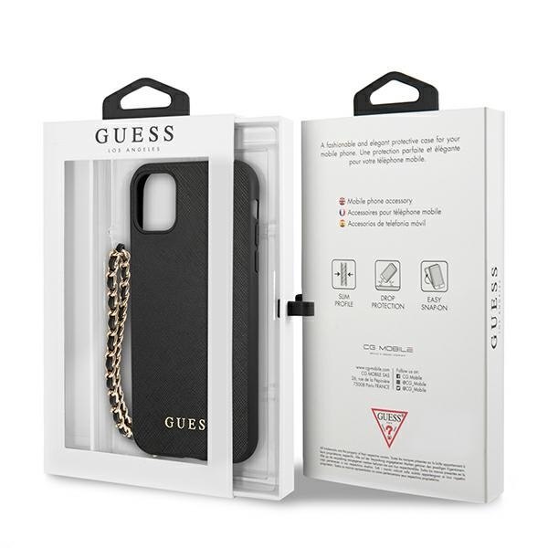 Guess GUHCN61SASGBK iPhone 11 6,1" / Xr czarny/black hardcase